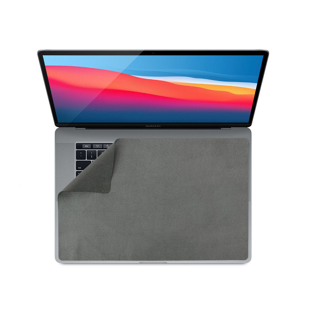 15" MacBook Pro Screen Protector Keyboard Cover Wipe 3 - in - 1 TurboSuede - ShaggyMax